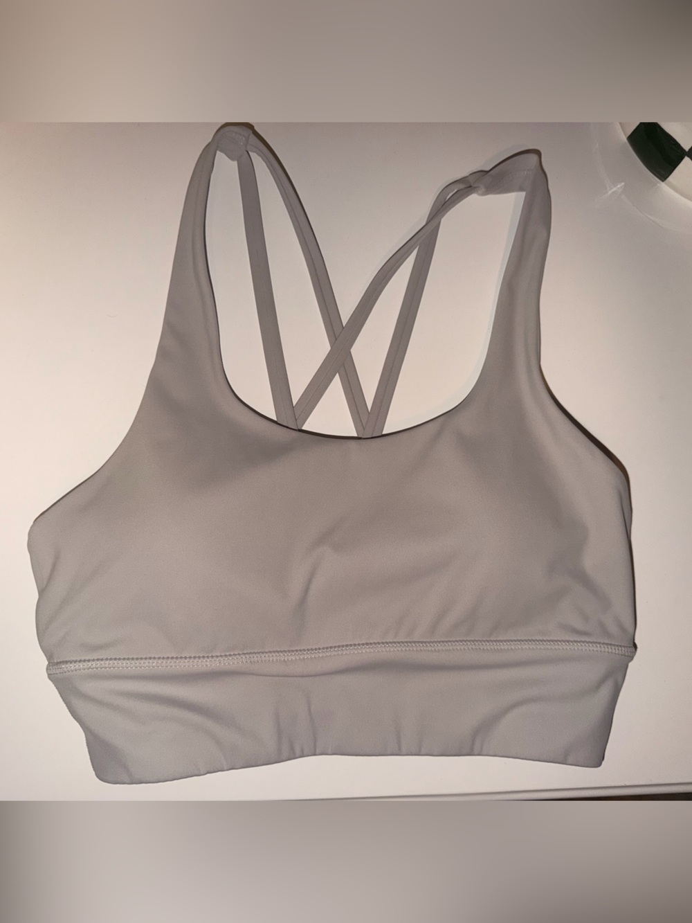 Paragon Fitwear Light Gray Strappy Sports Bra